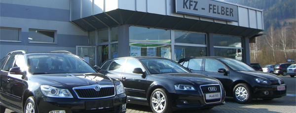 Autohaus Felber Parkplatz