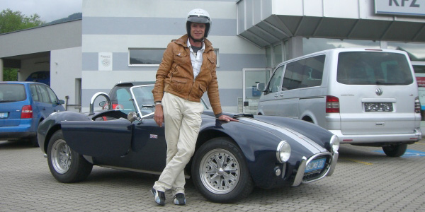 Robert Meyer mit seiner Cobra